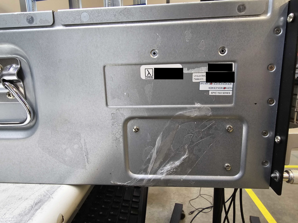 Supermicro server serial number